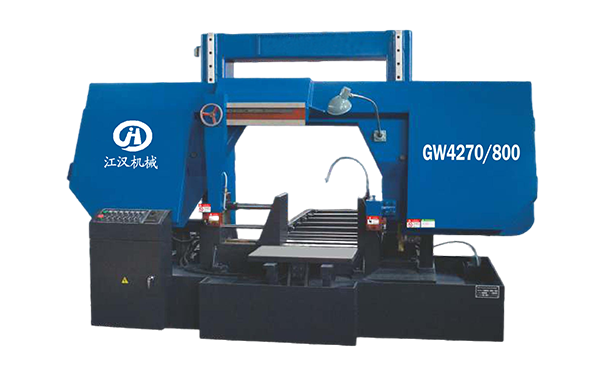 沐川GW4270/800双柱龙门卧式带锯床